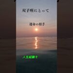 双子座にとって「運命の相手」とも言える星座があるんです #恋愛 #占い #双子座 ＃やぎ座