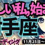 【射手座】♐️2024年11月25日の週♐️新しい私が始まる。心から望むことをただ、進めるだけ。タロット占い