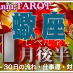 自分の心の中の声💭蠍座♏️さん【11月後半の運勢✨16日〜30日の流れ・仕事運・対人運】#2024 #星座別 #タロット占い