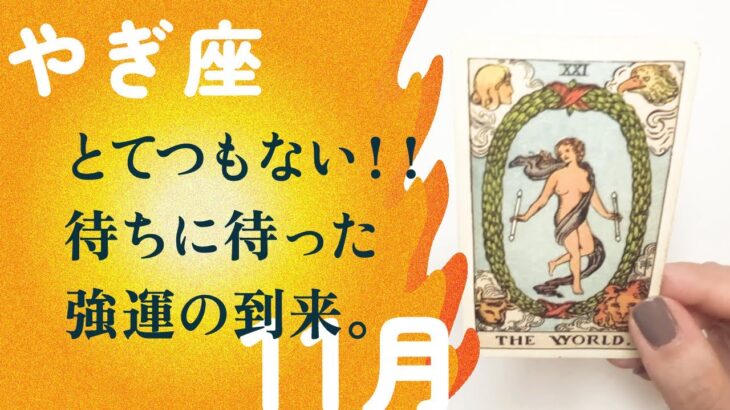 人生が変わる時！！もう一度、裸で丸ごと生まれかわる。。【11月の運勢　山羊座】