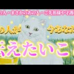 【緊急】あの人が今、伝えたくてたまらないリアルな本音💗本気の思い&守護様からあなたへのメッセージ🧡　透視リーディング　タロット占い