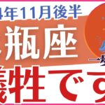 【水瓶座】2024年11月後半のみずがめ座の運勢占い🔮星✨とタロットカード「吊るされた男」が示す意味とは❓「犠牲です😭」