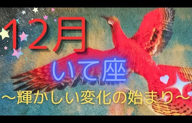 射手座♐1２月⭐古い自分を捨て輝かしい変化の始まり🎉