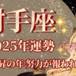 【いて座】2025年運勢　金運上昇の年、努力が大きく報われる運気、幸運の鍵は、大切な人のために力を尽くすこと【射手座 ２０２５年】【年間保存版】タロットリーディング