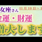 【乙女座】 2024年11月10日から16日までのおとめ座の金運・財運。星とタロットで読み解く未来 #乙女座 #おとめ座