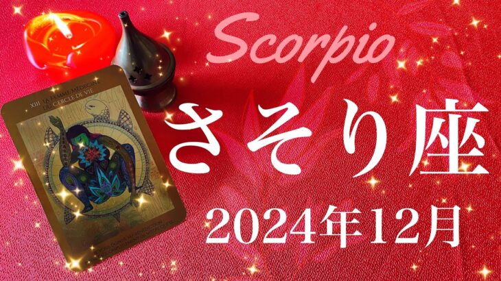 【さそり座】2024年12月♏️ 最盛期の到来！！浮上と復活！今までにない勢い、力はどこから？すべてが噛み合ったときの威力と底力