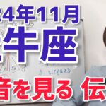 【2024年11月牡牛座さんの運勢】本音を見る、伝える！人を通して変容【ホロスコープ・西洋占星術】