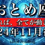 おとめ座♍︎2024年11月後半 鎖が外れる❤️‍🔥認めれば全てが動き出す💫Virgo tarot  reading