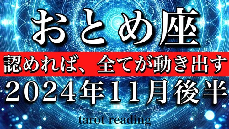 おとめ座♍︎2024年11月後半 鎖が外れる❤️‍🔥認めれば全てが動き出す💫Virgo tarot  reading