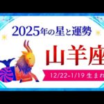 山羊座（やぎ座）2025年の運勢｜全体運・恋愛運・仕事運・金運.