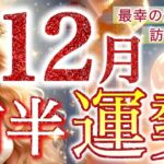 【1日から15日】12月前半とんでもない神展開起こる🥂❤️選択肢◯さんたちにあのカードが連続😳起こりそうな事、気をつけること、恋愛仕事健康運、ラッキーアイテム、カラー🌹個人鑑定級