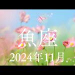 魚座♓2024年11月【集中✨】しっかりと見定めると光の場所へたどり着く🌈