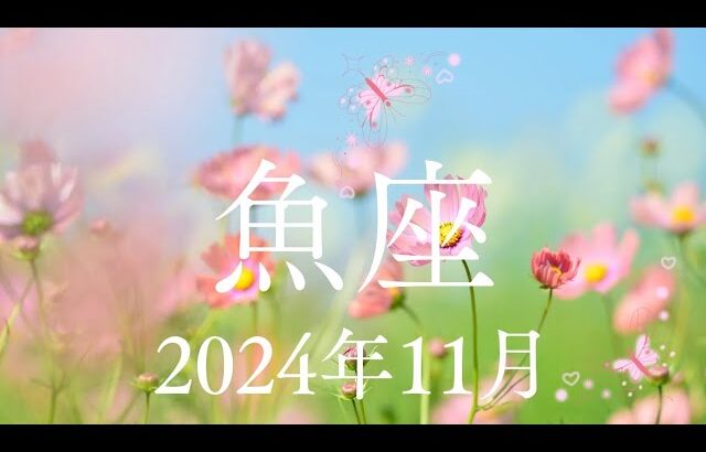 魚座♓2024年11月【集中✨】しっかりと見定めると光の場所へたどり着く🌈