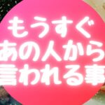 👄もうすぐあの人から言われる事👄【🔮ルノルマン＆タロット＆オラクルカードリーディング🔮】（忖度なし）