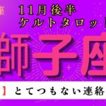 【驚愕😲】とてつもない連絡が届く❗️ 獅子座11月後半ケルトタロット占い#星座 #タロット#タロットカード#占い#ケルト #当たるタロット