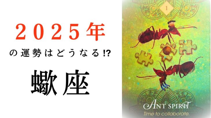 【蠍座🎖️2025年の運勢】さすがさそり座😂アナタはとんでもない可能性を秘めている❤️‍🔥タロット占い