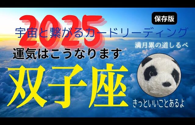 双子座♊️【保存版】2025年の運気⭐️動き出す運命の輪‼️愛に満たされ安定した運を掴む👍🏻✨