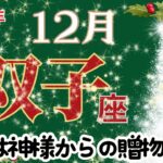 【双子座12月】🌈人生は神さまからの贈り物にあふれています🌟恐れずに受け取ってください🌈