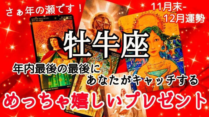 🌌牡牛座🌌新たな人生の幕開け、大きな変化の時！面白い出会いもありそう！ #11月#12月 #運勢 #占い #牡牛座 #おうし座 #仕事 #金運 #恋愛 #総合運 #タロット