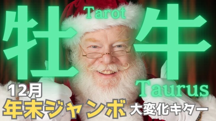 【牡牛座】2024年12月の運勢🎅年末ジャンボ大変化🎉2025年へ向け大きな一歩を踏み出す🌈タロット占い