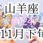 【山羊座♑︎】11月下旬のメッセージ