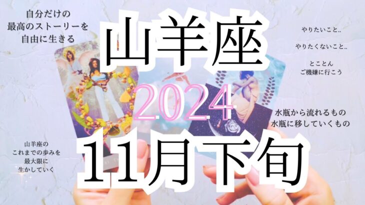 【山羊座♑︎】11月下旬のメッセージ