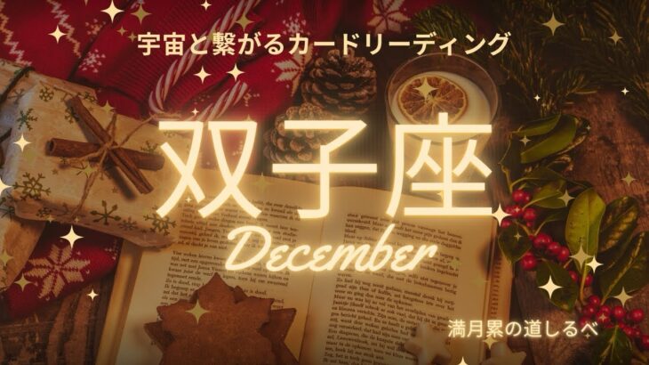 双子座♊️2024年12月の運気⭐️おめでとう🎉喜びのウィッシュカード🩷人に愛されパワーアップ💪🏻✨