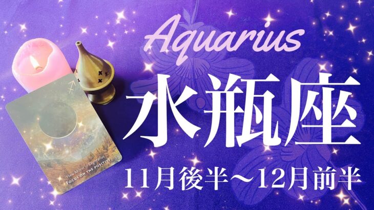 みずがめ座♒️2024年11月後半〜12月前半🌝 大転換のとき！！役割が明らかに変わる…もう戻らない、あなたを待つ新世界、乗り越えたものが確実になっていく