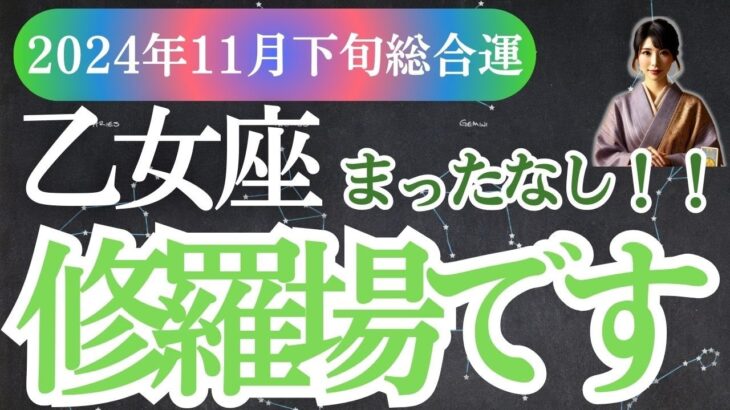 【乙女座】2024年11月下旬のおとめ座の星とタロットが導く乙女座の未来 11月下旬の運勢をチェック！