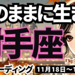 【射手座】♐️2024年11月18日の週♐️不要なしがらみを捨てて🍃心のままに生きる時😊タロット占い💦すいません配信が遅くなりました🙏