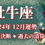 【おうし座】12月運勢　重要な決断、最良の判断ができるとき🌈過去の清算と浄化、幸運の鍵は、自分を満たすこと【牡牛座 １2月】タロットリーディング