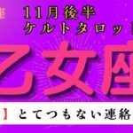 【驚愕😲】とてつもない連絡が届く❗️ 乙女座11月後半ケルトタロット占い#星座 #タロット#タロットカード#占い#ケルト #当たるタロット