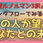 【恋愛ルノルマン3択】あの人が望むあなたとの未来【グランタブロー】