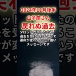 【山羊座】2024年11月後半、やぎ座…戻れぬ過去が導く深い闇と運命のメッセージ#山羊座#やぎ座