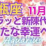 ♒水瓶座11月運勢🌈✨大激変！！破壊と転生！真の幸運へ舵を切る💐✨