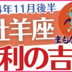 【牡羊座】2024年11月後半のおひつじ座の運勢をタロットと星✨から読み解く🔮勝利😃のカードが告げるチャンスと癒し🕯️の予兆「勝利🎉の吉報🕊️」