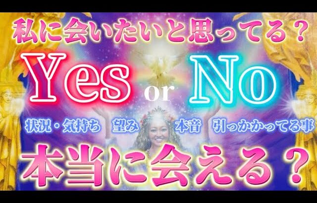 【⚠️ハッキリYes or No】正直すぎる答え💦あの人のリアルな本音💗私に会いたいと思ってる？会う気はある？本当に会える？恋愛　復縁　深掘り細密リーディング　タロット占い