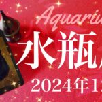 【みずがめ座】2024年12月♒️ やっぱり凄そう…！大転換の予感！機が熟し歯車が回り始める！川の向こう側、見返るのは過去の自分