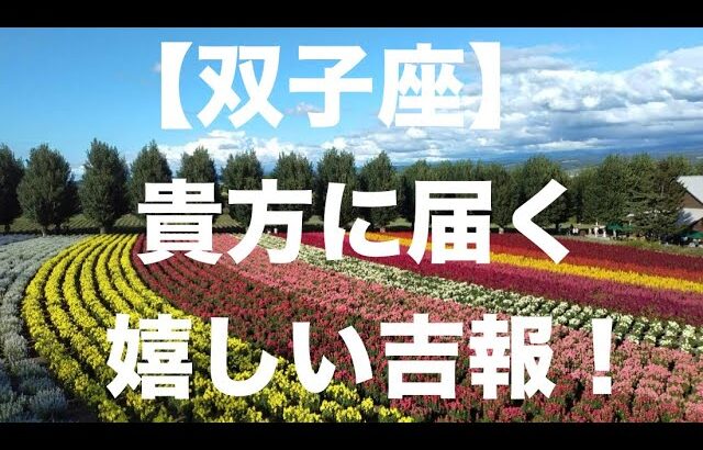 双子座♊️幸せすぎる吉報😊🌟💕が楽しみです！