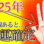 【手相×開運日】2025年はこの手相があれば大丈夫✨