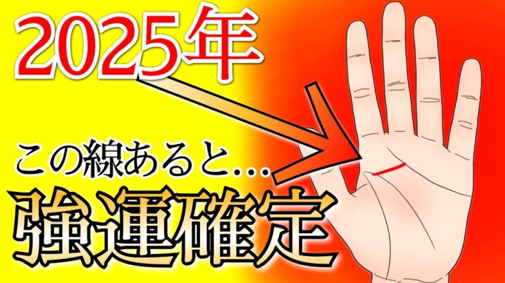 【手相×開運日】2025年はこの手相があれば大丈夫✨