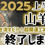 【山羊座 2025年上半期の年運】ついに終わります！やぎ座の運勢を星とタロットで解説