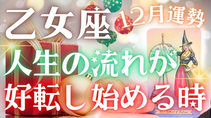 【乙女座】✨🪽人生のサイクルが好転し始めるサインが届いていそうです🙌✨12月運勢🔮✨