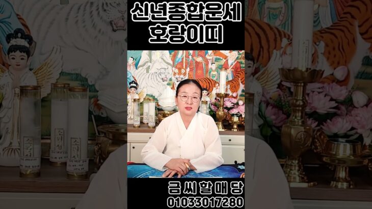 [신년운세]25년호랑이띠종합,나이대별운세 경기도점집 사주 신점 영점 무당집 금씨할매당 #경기도 #유튜브 #용한점집