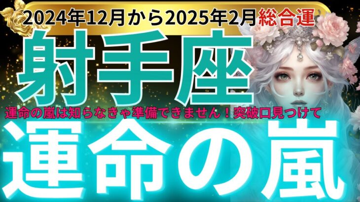 【射手座】2024年12月中旬から2025年２月にかけて いて座はこれを知らないと危険！これからの運命の嵐に備える方法