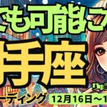 【射手座】♐️2024年12月16日の週♐️本能でスタート!! なんでも可能になる時。解放され、大復活する。いて座。タロット占い