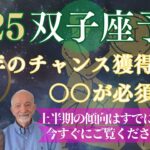 2025年双子座【このチャンスは⭕️⭕️を知らずには掴めない‼️】