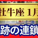 【牡牛座♉1月運勢】うわっすごい！個人鑑定級のグランタブローリーディング✨ありえない奇跡の連鎖！今までの厄が浄化されて願いが叶っていく（仕事運　金運）タロット＆オラクル＆ルノルマンカード