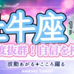 牡牛座１月前半🪽選ばれるエネルギー‼️注目度抜群😳💖モテすぎ注意⁉️自信を持って過ごしてほしい🌈✨