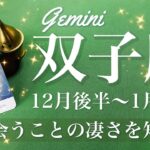 ふたご座♊️2024年12月後半〜2025年1月前半🌝 運命的！ピッタリ噛み合う！出会うことの凄さを知る！準備の時間はもう終わり